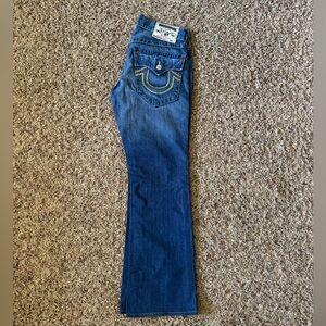 True Religion Blue Boot Cut Jeans Classic Style